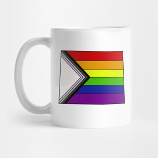 Progress pride flag - Wyoming Mug